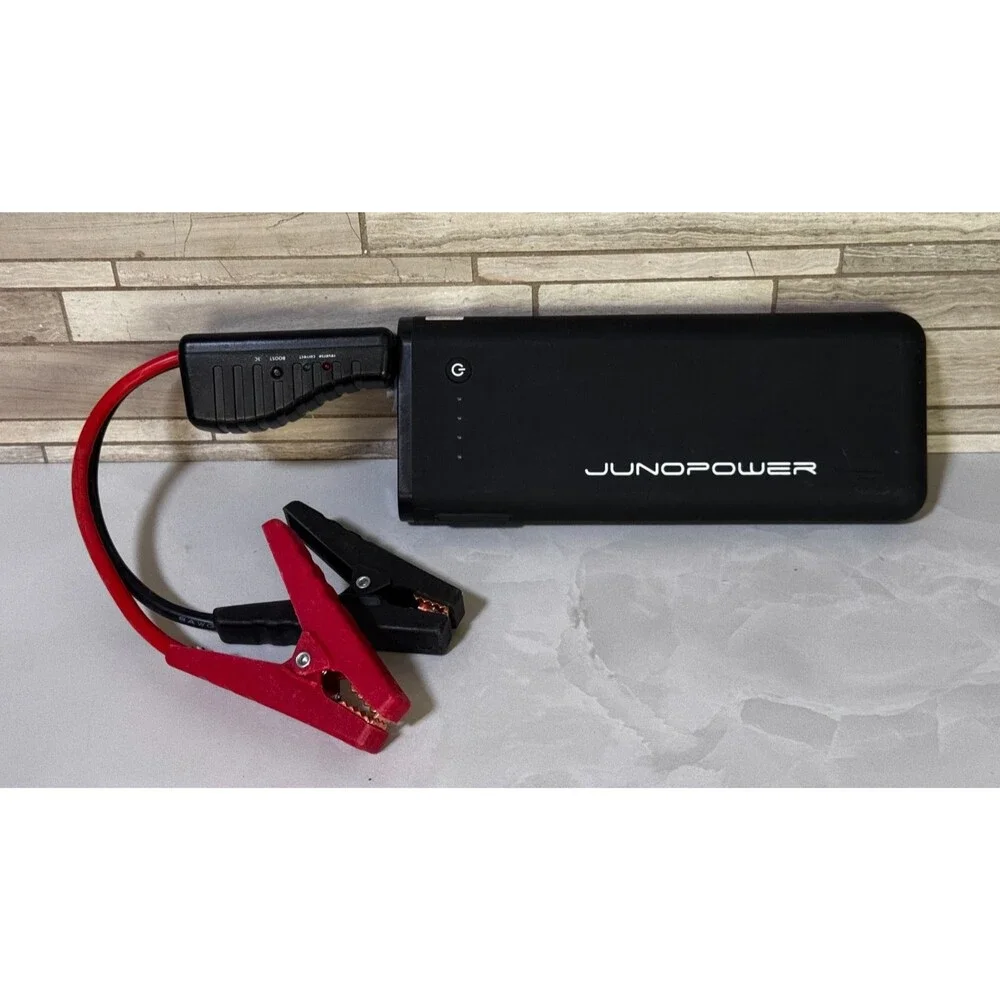 Juno Pro Jumper Power Charging Battery and accessories in case